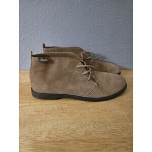 Bass Women's Size 7.5 Flex Step Elyse Leather Shoes Sand